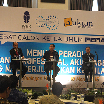 Debat Ketum Peradi
