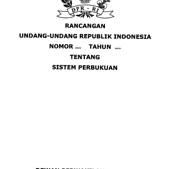 6 RUU Sistem Perbukuan