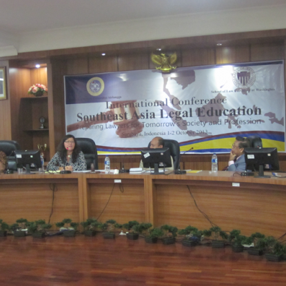 Conference Southeast Asia Legal Education 2013-1