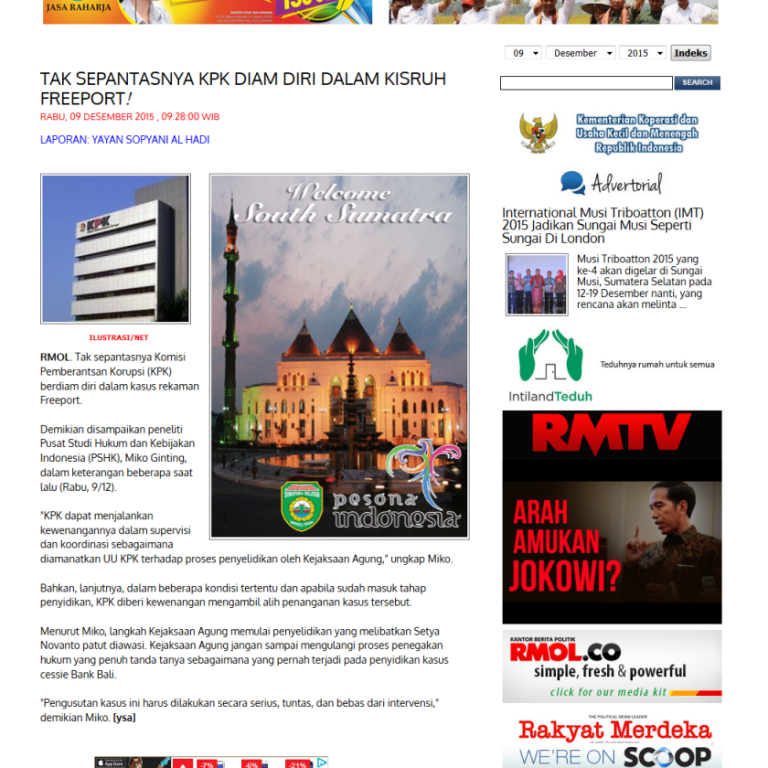 Tak_C Sepantasnya_KPK_Diam_Diri_Dalam_Kisruh_Freeport!_-_RMOL.CO_-_2015-12-09_21.53.49