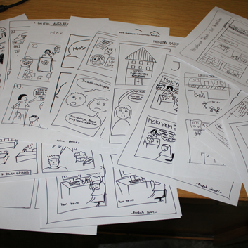 Workshop Komik Curhat Politik Nov 2013