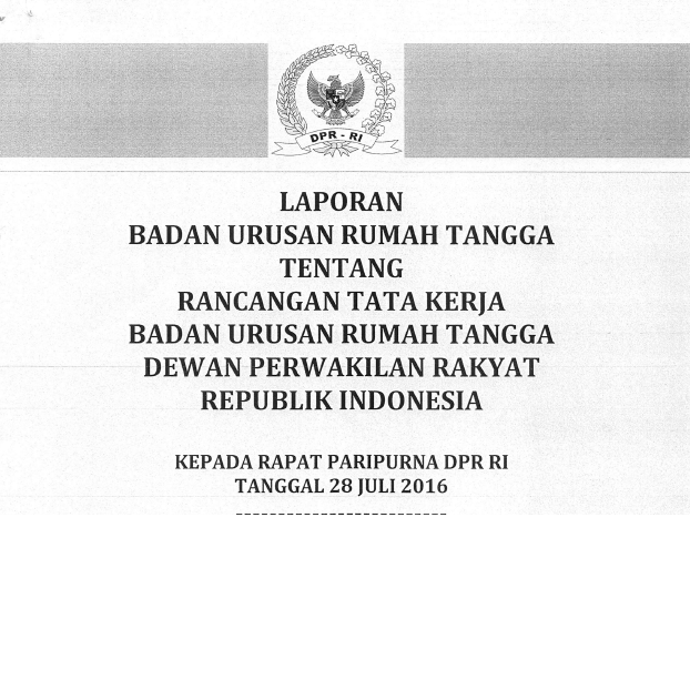 Lap BURT Rapat Paripurna 28Jul16