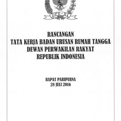 Rancangan Tata Kerja BURT 28Jul16