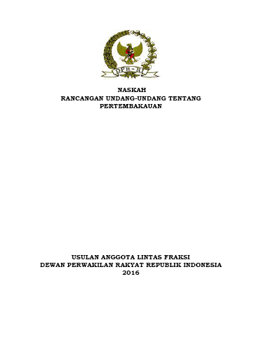Naskah RUU Usul DPR ttg Pertembakauan 15Des16-COV