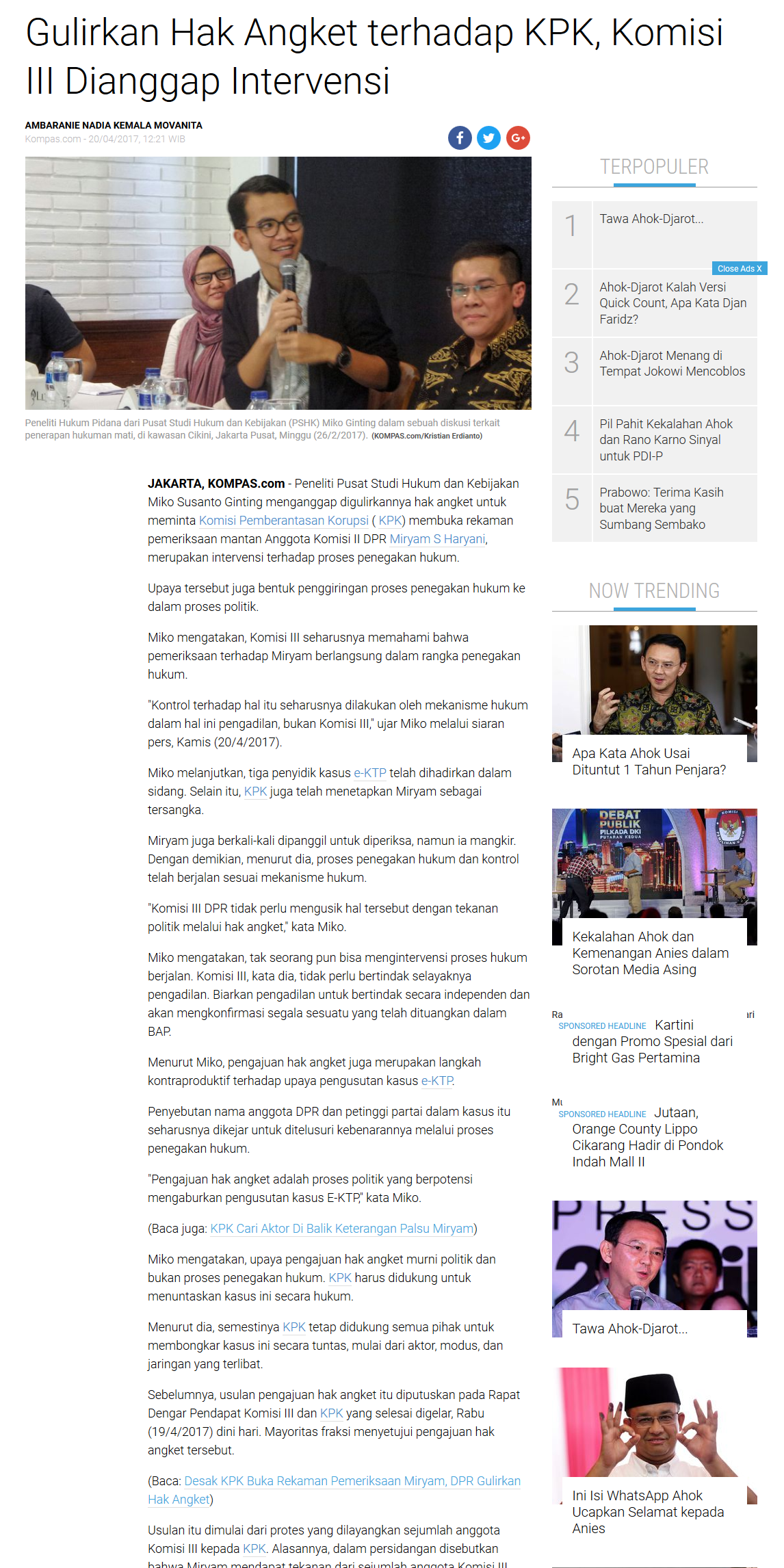 Gulirkan_Hak_Angket_terhadap_KPK,_Komisi_III_Dianggap_Intervensi_-_Kompas.com_-_2017-04-20_16.07.37