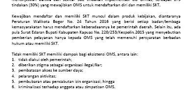 Siaran Pers RUU Ormas-Tumpang tindih pendataan OMS